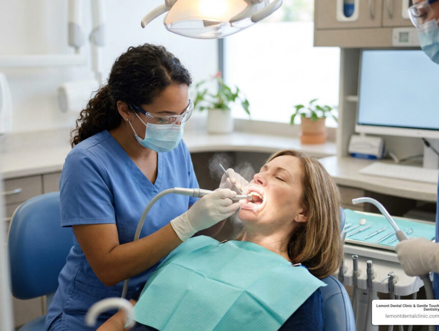 Blow Away the Plaque with Professional Air Polishing