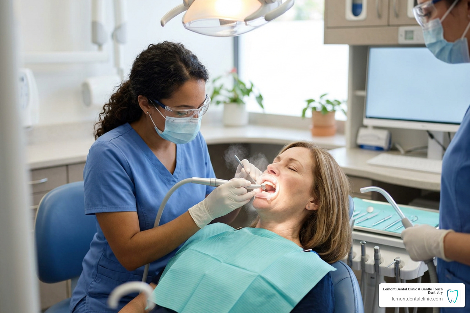 Blow Away the Plaque with Professional Air Polishing